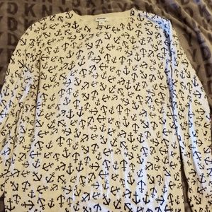 Anchors long sleeve top